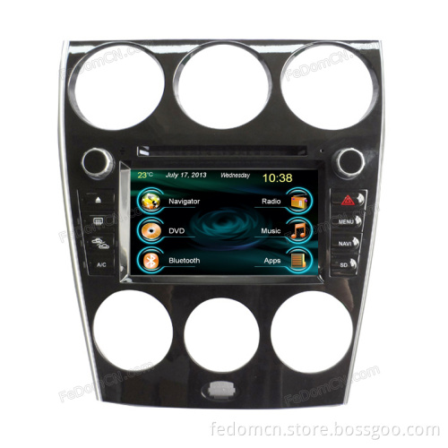 7 Inch TFT LCD Touch Screen Car DVD GPS Navigation System for Mazda 6 with Bluetooth+Radio+iPod+Video